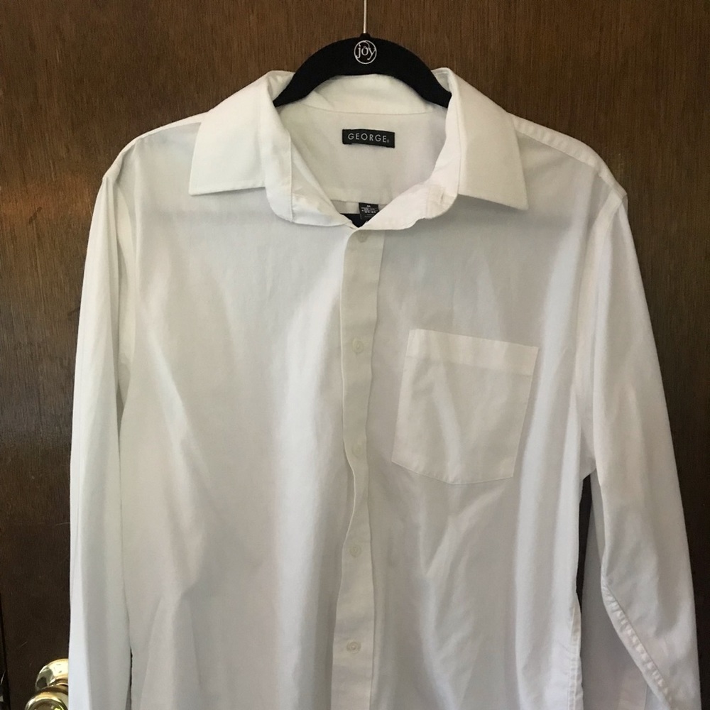 Basic White Button Down Shirt
